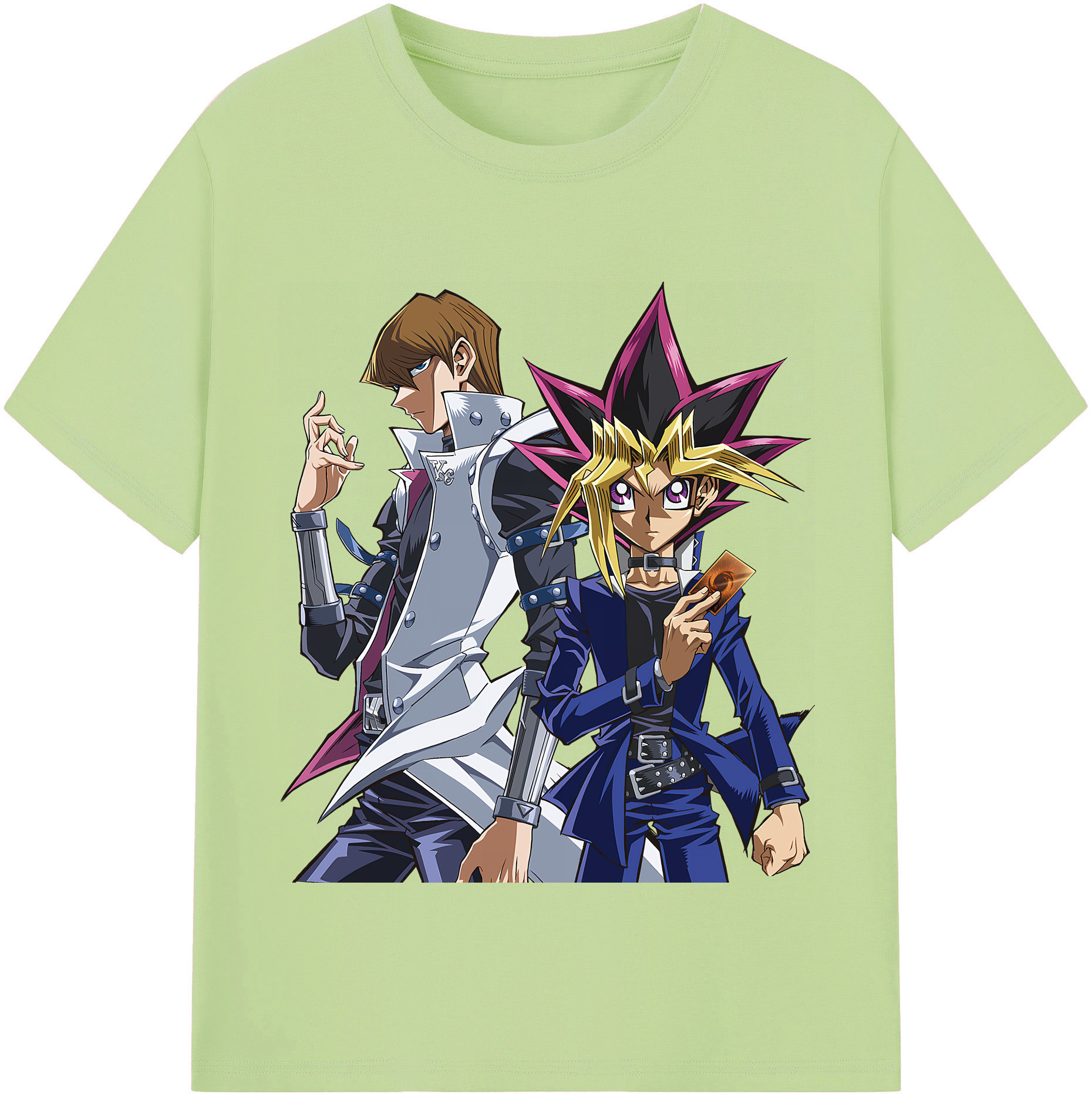 （画像用） 遊☆戯☆王 Yu-Gi-Oh! 綿100％半袖Tシャツ（フロントプリント）